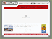 Tablet Screenshot of genevapipe.com